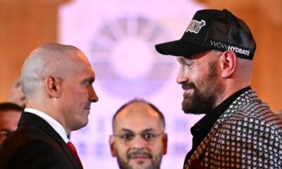 Oleksandr Usyk and Tyson Fury slammed over ‘painful’ press conference