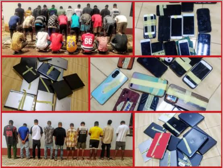 EFCC Arrests 44 suspected internet fraudsters in Enugu, Anambra States