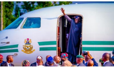 Tinubu departs for the UK for a two-week annual leave