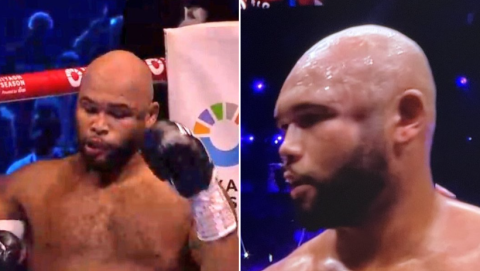 Frazer Clarke left with sickening dent in head after brutal knockout