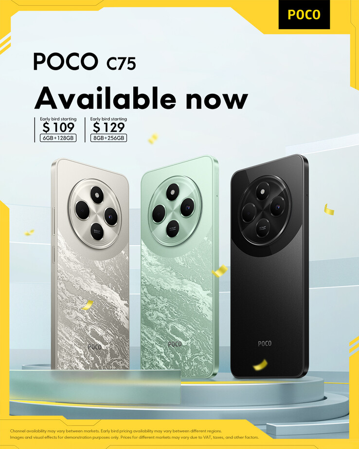 Poco C75: Xiaomi releases new Poco smartphone