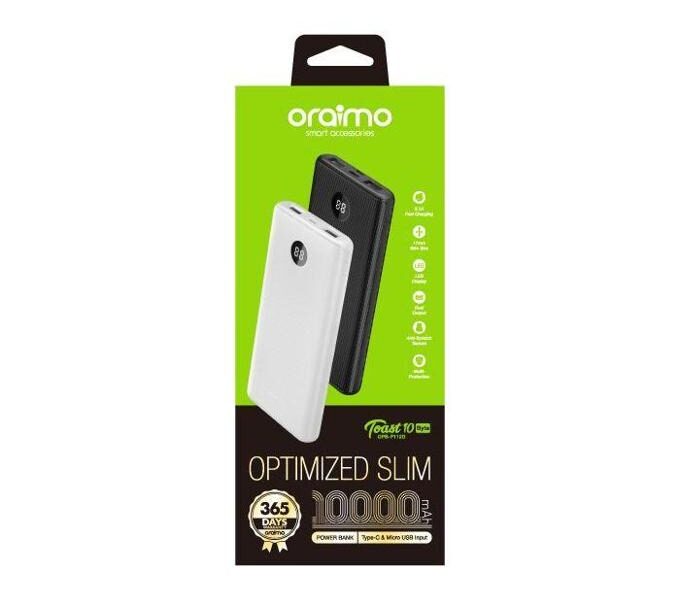 Oraimo Toast 10 Byte 10000mAh 10.5W Power Bank