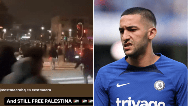 Hakim Ziyech mocks Israeli supporters attacked in Amsterdam